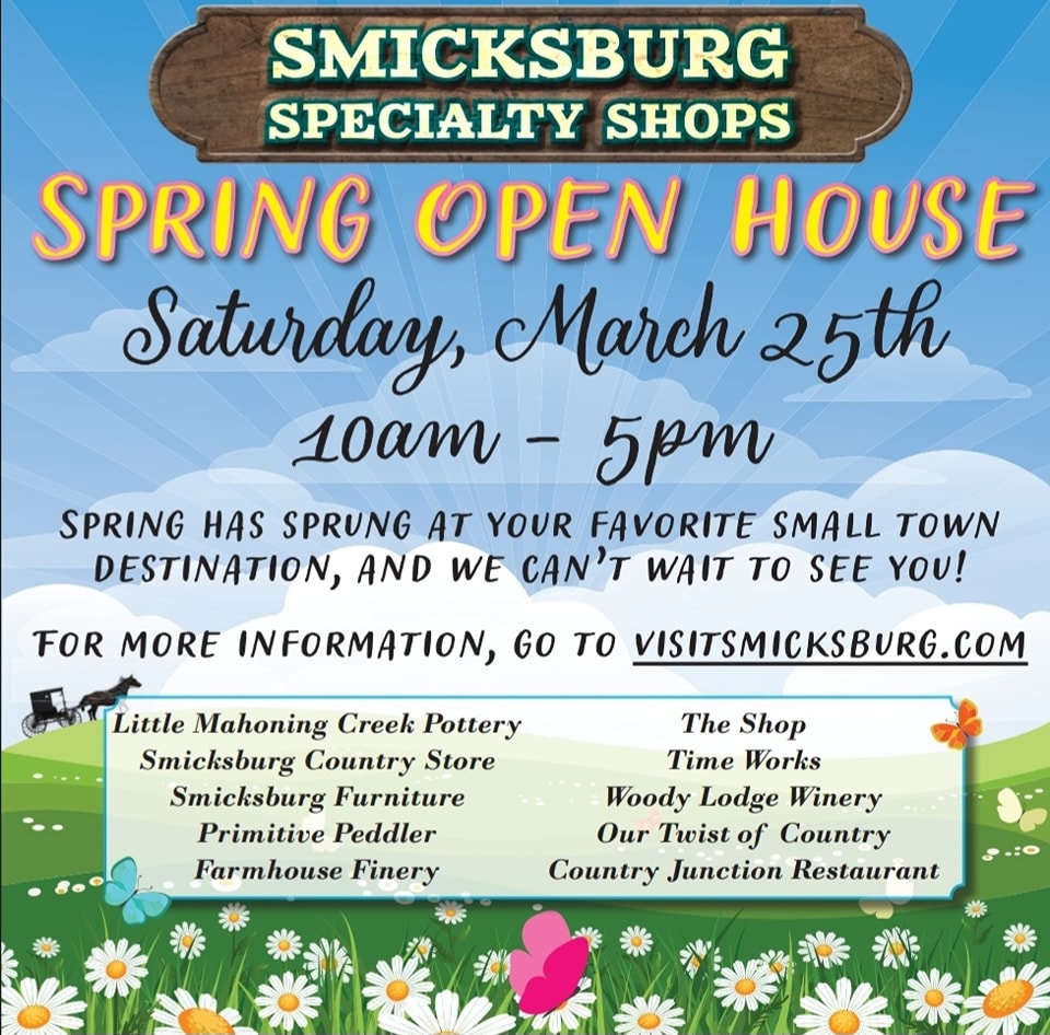 Spring Open House - Smicksburg - Visit Indiana County Pennsylvania
