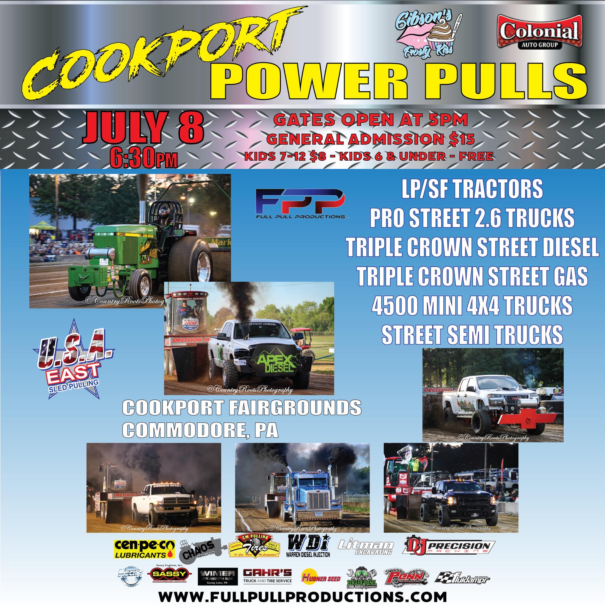 Cookport Power Pulls Visit Indiana County Pennsylvania