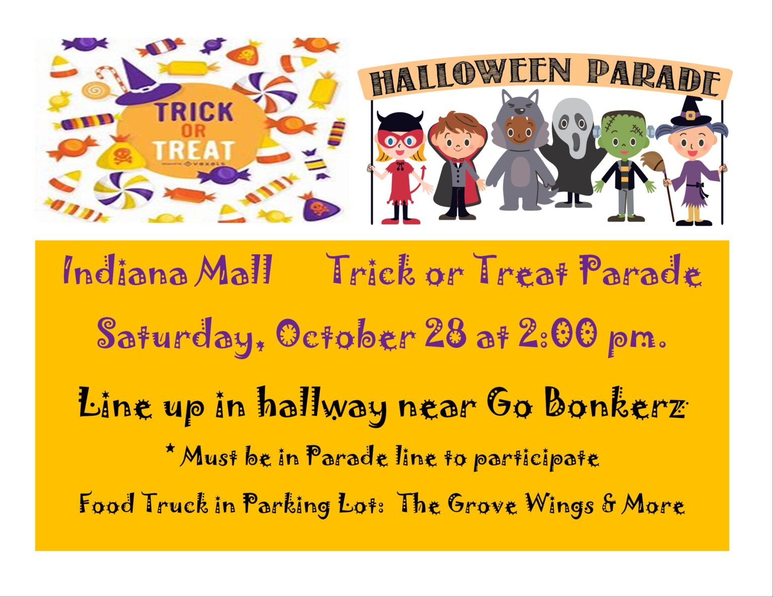 Trick or Treat at the Indiana Mall Visit Indiana County Pennsylvania